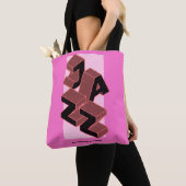 Jazz het beste als je improviseert, tas voor jazzl (Dichtbij)