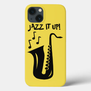 Jazz het omhoog saxofone Iphone 7 8 x hoesje