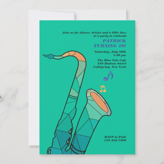 Jazz het op Uitnodiging (Voorkant)