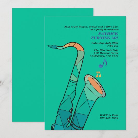 Jazz het op Uitnodiging (Voorkant / Achterkant)