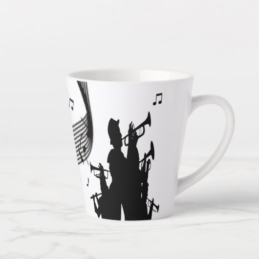 Jazz Horn Section Music Latte Mok (Rechts)