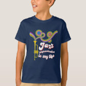 Jazz-improvisatie T-shirt (Voorkant)