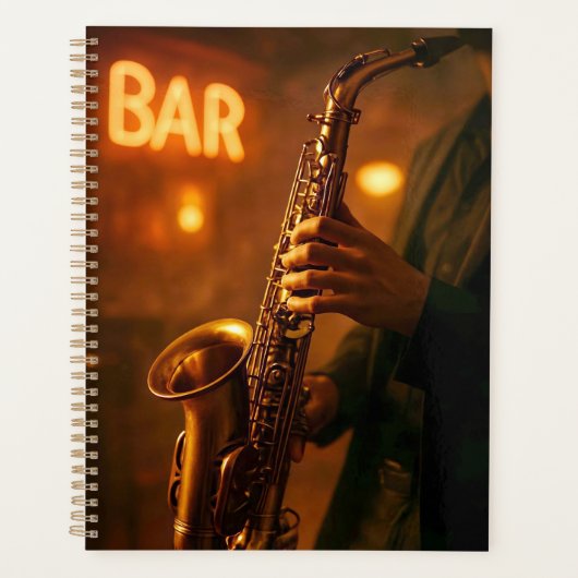 Jazz in Barlicht Planner (Voorkant)