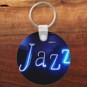 Jazz in Blue-Anhänger Sleutelhanger (Voorkant)