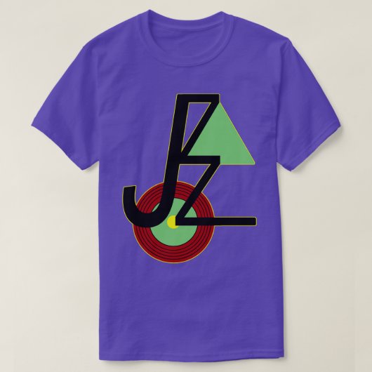 Jazz in een design t-shirt (Design voorkant)