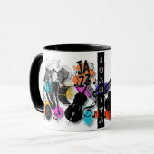 Jazz in Motion Abstracte Mok (Voorkant links)