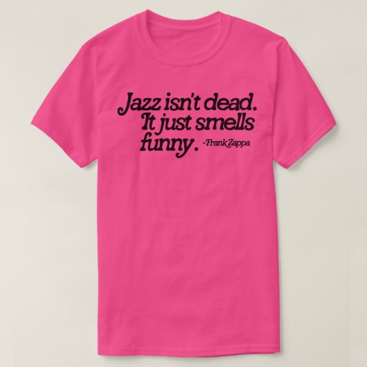 Jazz instant dood t-shirt (Design voorkant)