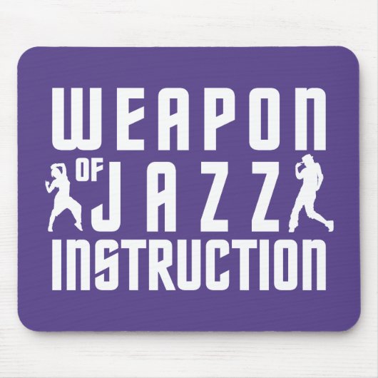 Jazz Instruction custom mousepad Muismat (Voorkant)