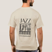 Jazz Instruments t shirt (Achterkant)