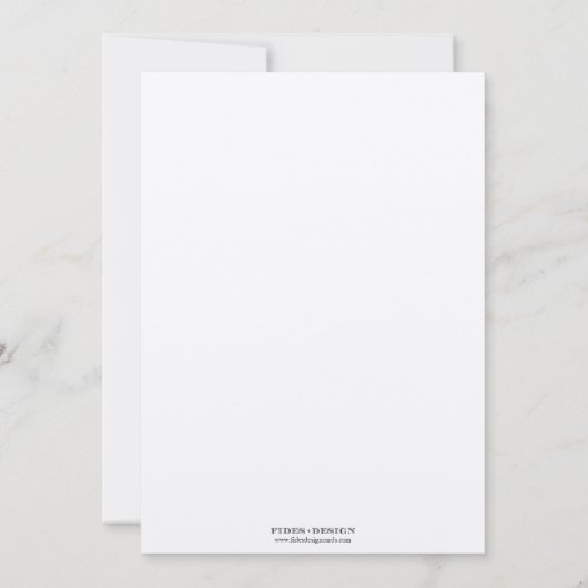 Jazz is een zwarte meetkundige deco bruiloft kaart (Achterkant)