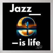 Jazz is het leven Poster (Voorkant)