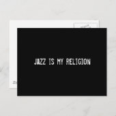 jazz is mijn religie briefkaart (Voorkant / Achterkant)