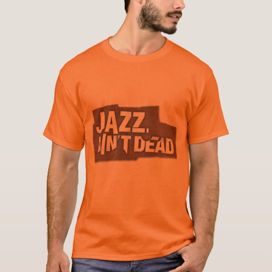 JAZZ IS NIET DOOD Logo Unisex T-Shirt (Voorkant)