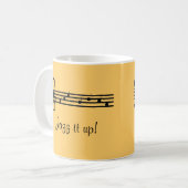 Jazz it Up Muziekinrichting Koffiemok (Voorkant links)