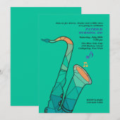 Jazz It Up Uitnodiging (Voorkant / Achterkant)