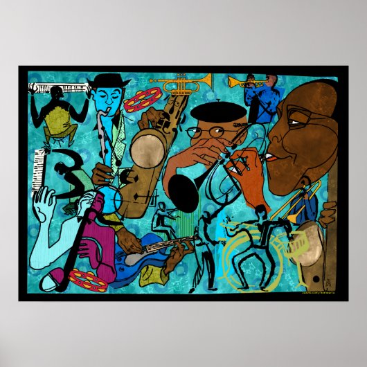 Jazz Jammers Poster (Voorkant)