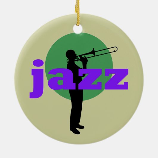 Jazz Keramisch Ornament (Achterkant)