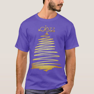 Jazz kerstboom t-shirt