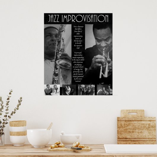 Jazz Legend Poster (Keuken)