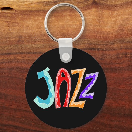 Jazz Lettering Sleutelhanger (Voorkant)