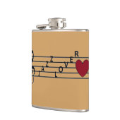 Jazz Lover Flask Heupfles (Links)