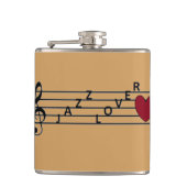 Jazz Lover Flask Heupfles (Voorkant)