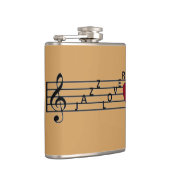 Jazz Lover Flask Heupfles (Rechts)