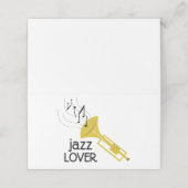 Jazz Lover Plaatskaartje (Buitenkant ongevouwen)