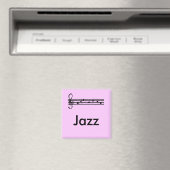 Jazz Lovers Paars  Magneet (Insitu (Vaatwasser))