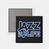 Jazz magnet (Voorkant / Achterkant)