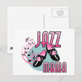 Jazz Mama Tap Dancing Briefkaart (Voorkant / Achterkant)