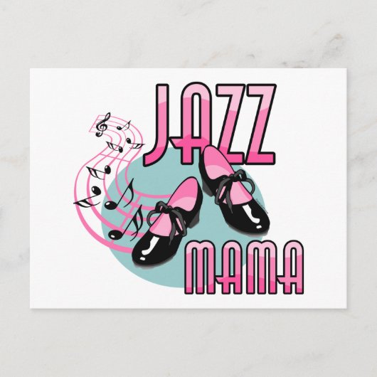 Jazz Mama Tap Dancing Briefkaart (Voorkant)