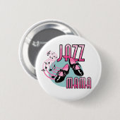 Jazz Mama Tap Dancing Ronde Button 5,7 Cm (Voorkant /achterkant)