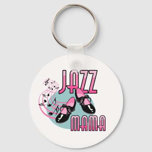 Jazz Mama Tap Dancing Sleutelhanger (Voorkant)