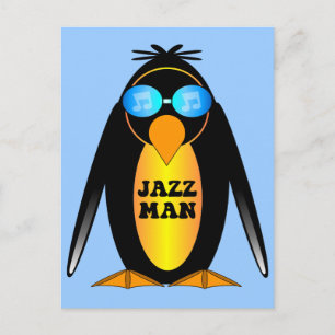Jazz Man Briefkaart
