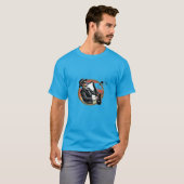 Jazz man en hoorn T-shirt (Voorkant volledig)
