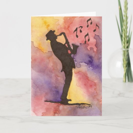 Jazz Man Kaart (Voorkant)
