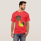 Jazz Man met Sax T-shirt (Voorkant volledig)