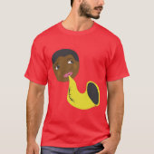 Jazz Man met Sax T-shirt (Voorkant)