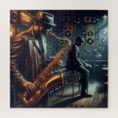 Jazz Mannen Puzzel (Verticaal)
