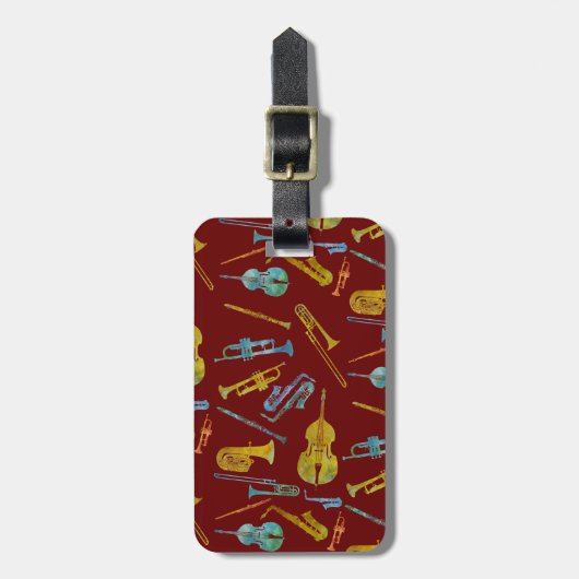 Jazz Medley Bagagelabel (Voorkant verticaal)