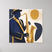 Jazz Melodie Canvas Afdruk (Voorkant)