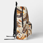 Jazz Melody - Saxofoon Musical Pattern Bedrukte Rugzak (Links)