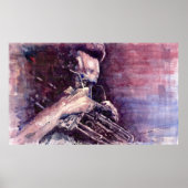 Jazz Miles Davis Meditation Poster (Voorkant)