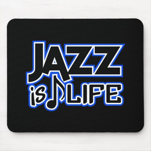 Jazz mousepad muismat (Voorkant)