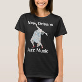 Jazz Music Dancer, New Orleans, T-shirt (Voorkant)