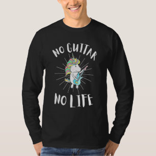 Jazz Music en Jazz Guitar - Unicorn Guitarist T-shirt