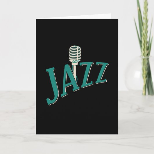 Jazz Music Kaart (Voorkant)
