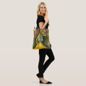 Jazz Music Lady Tuba Player Dance Canvas tas (Op model)