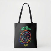 Jazz Music Lives Canvas tas (Voorkant)